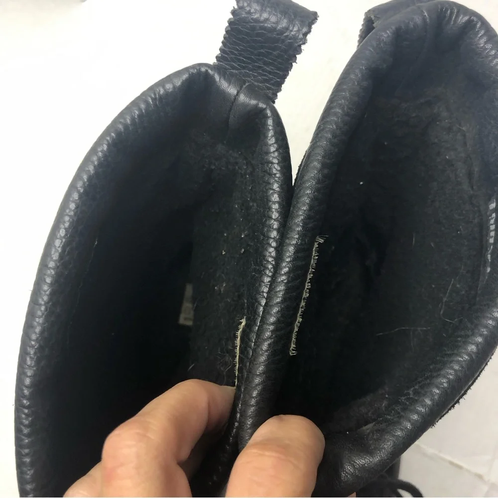 Kamik Boots Womens Size 8 Winter Thinsulate Insulation Black Leather Suede